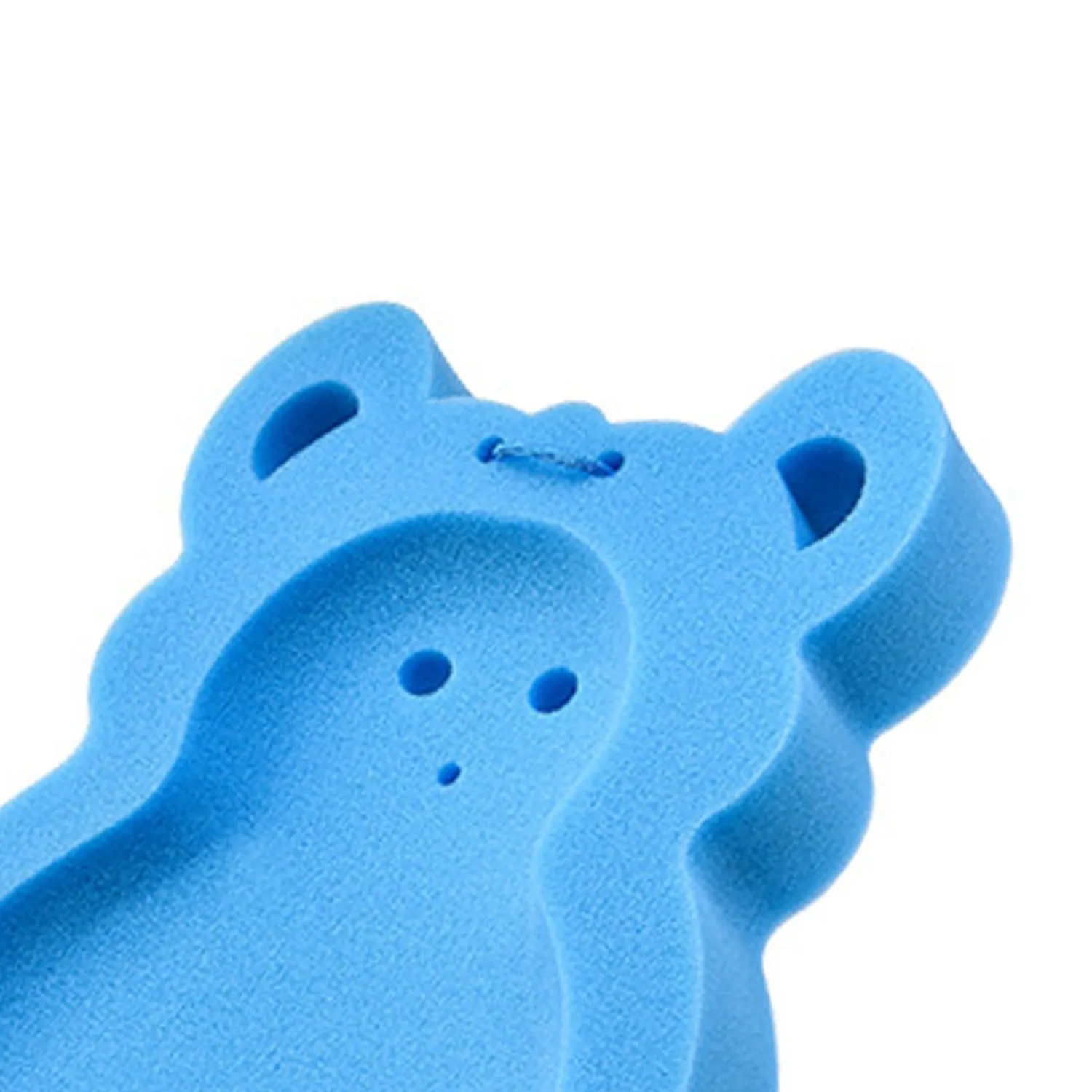 Garosa coussin de bain bébé éponge antédérapant bleu ours
