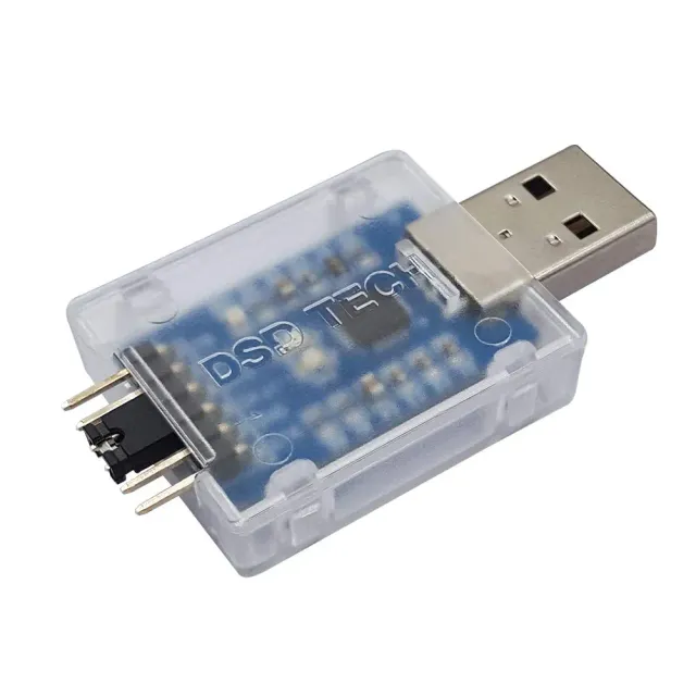 DSD TECH CP2102 convertisseur USB TTL avec câble Dupont 4 broches