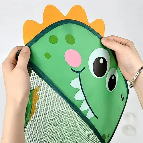 Garosa rangement bain bébé filet dinosaure polyester