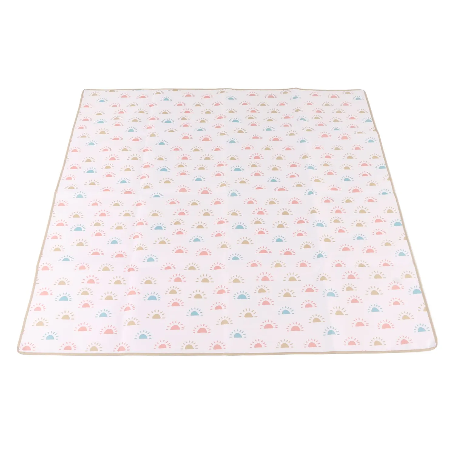 Garosa tapis chaise haute bébé 110x110cm réversible imperméable
