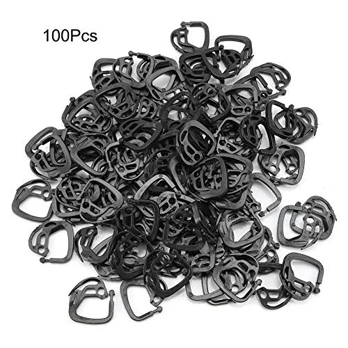 Garosa crochets de serre 100 pièces en plastique 3,5 × 3,3 cm