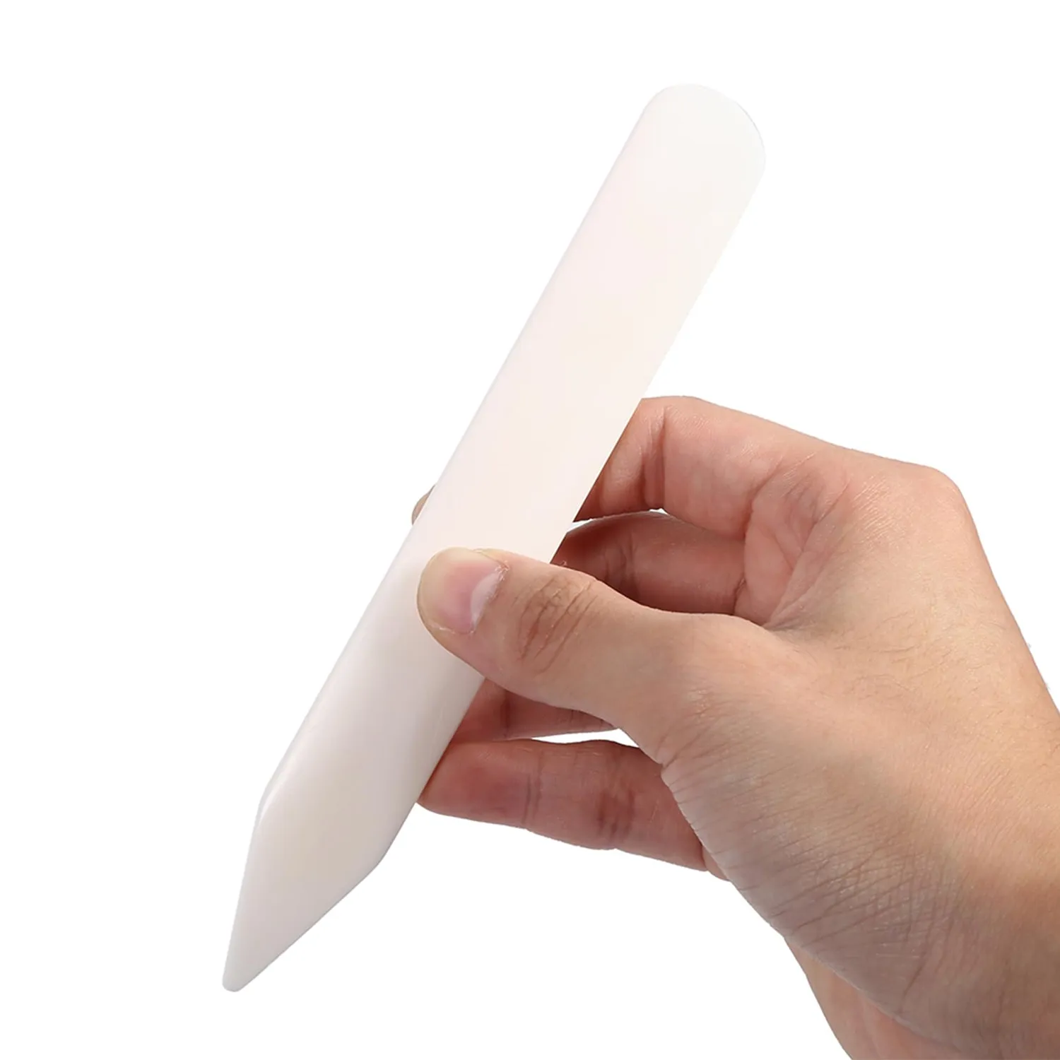 Garosa plioir en os véritable 6 pouces pour reliure et cuir