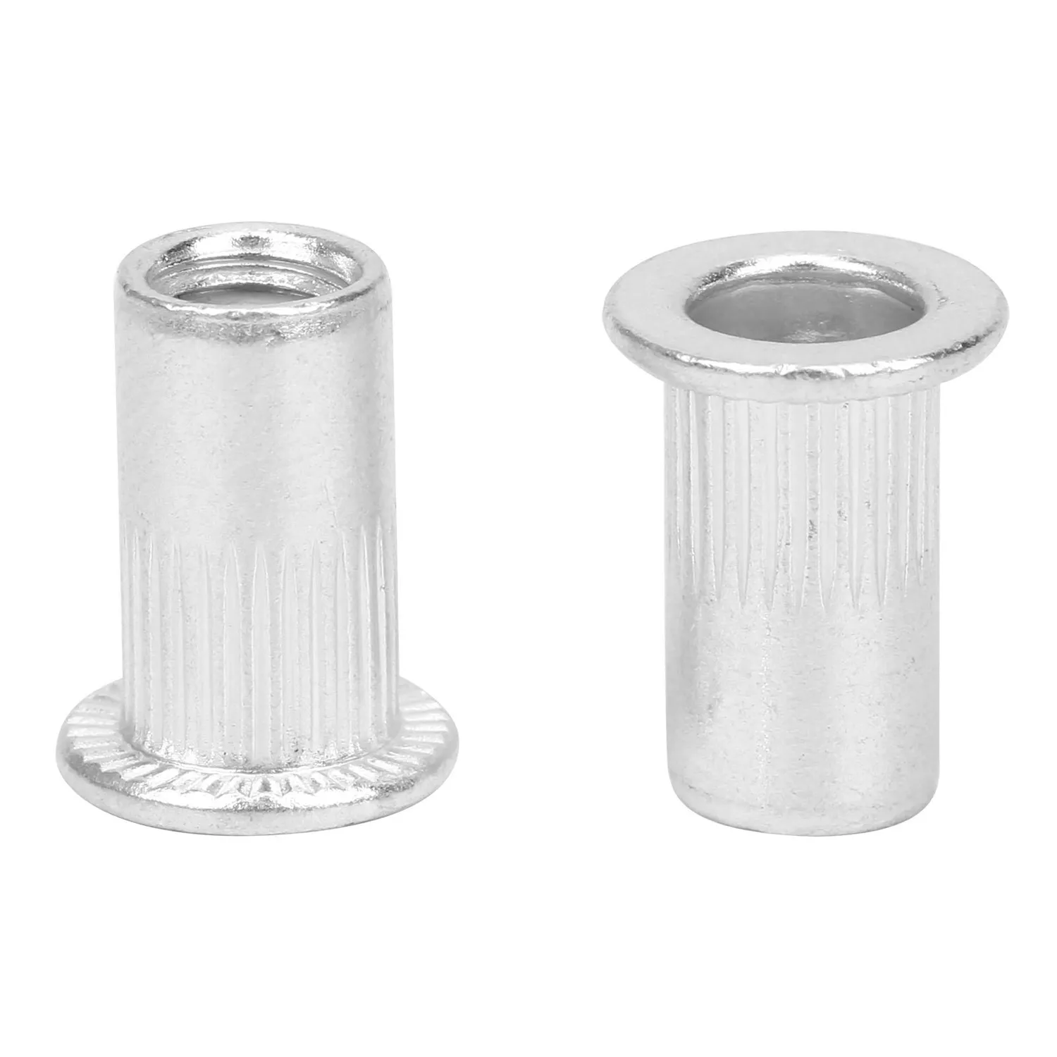 Garosa écrous à riveter M5 en aluminium 100 pièces à tête plate