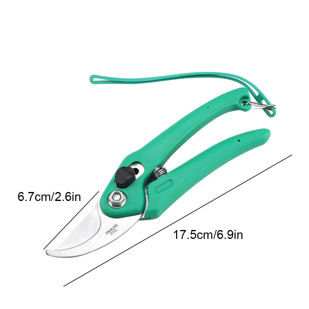 Garosa sécateur jardin bypass inox 17,5 cm ergonomique