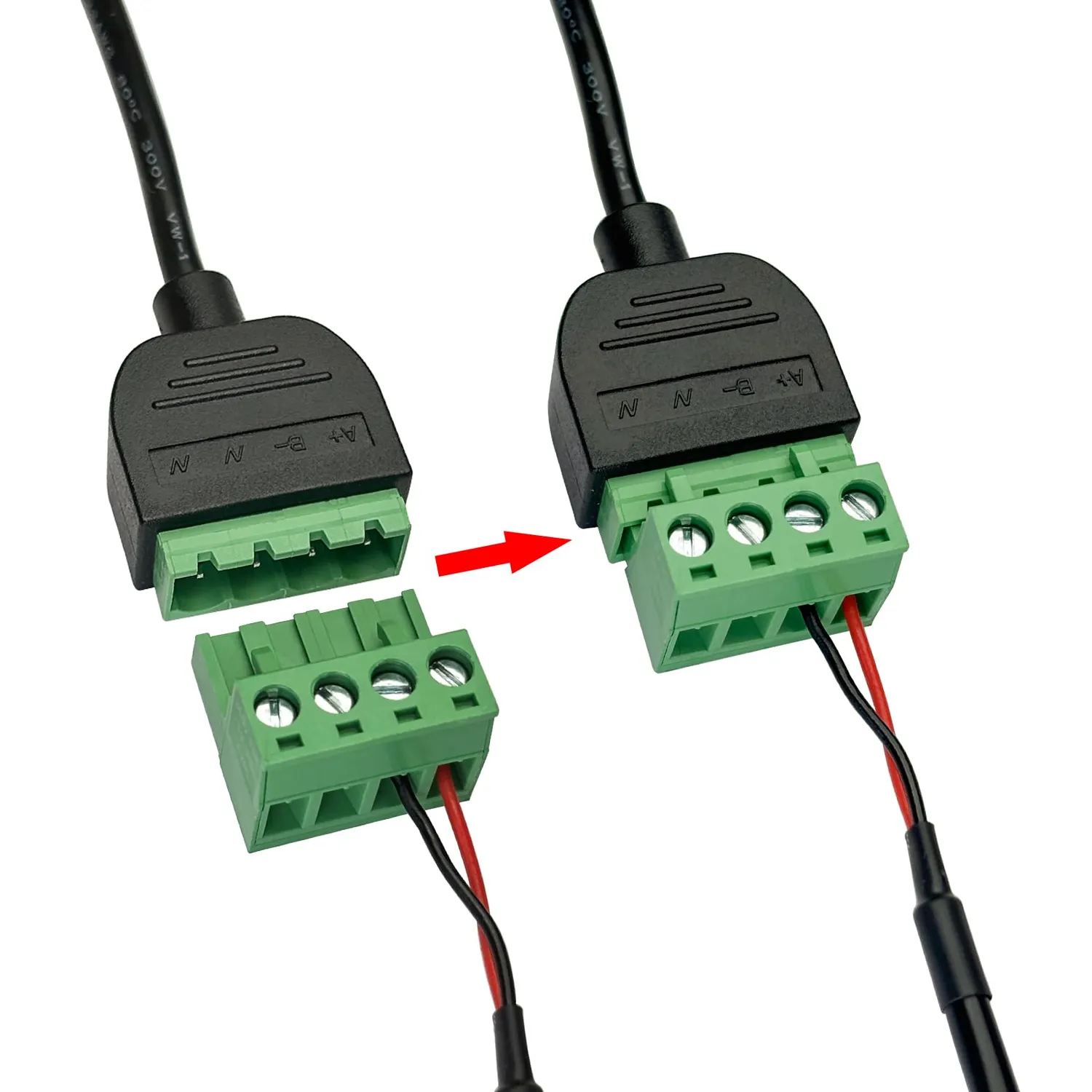 DSD TECH SH-U13 adaptateur USB-RS485 avec pinces crocodiles