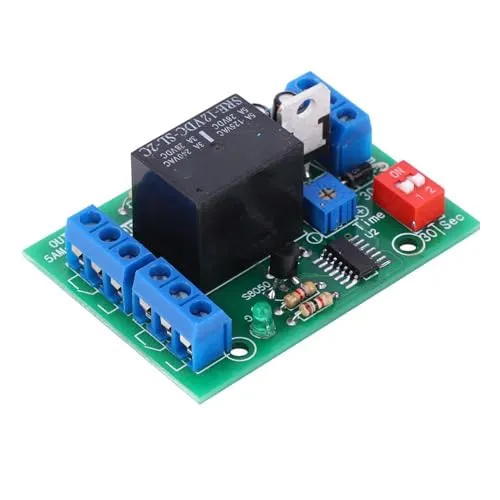 Garosa module relais temporisé 12 V 2 canaux 5 A