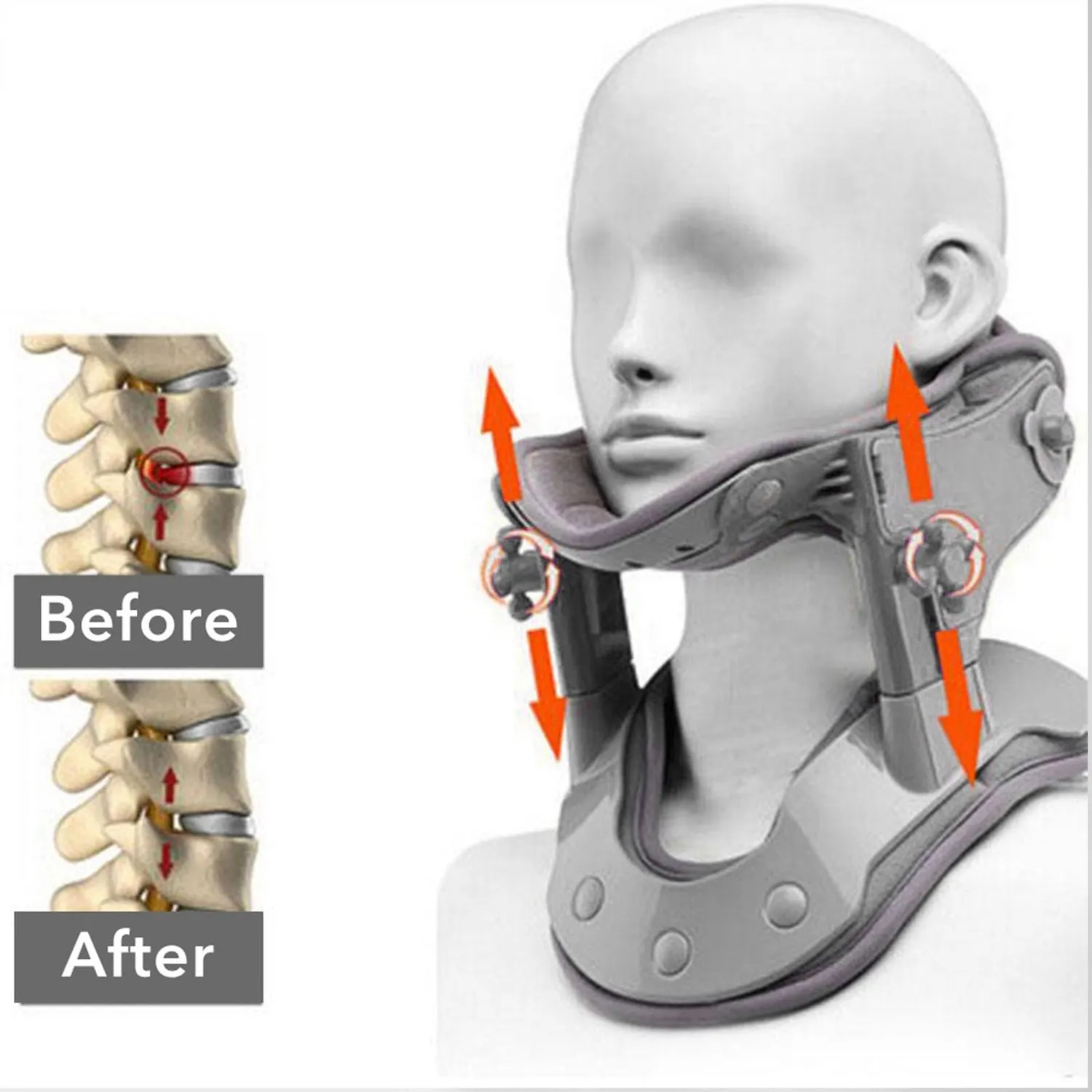 Garosa appareil traction cervicale électrique chauffant réglable