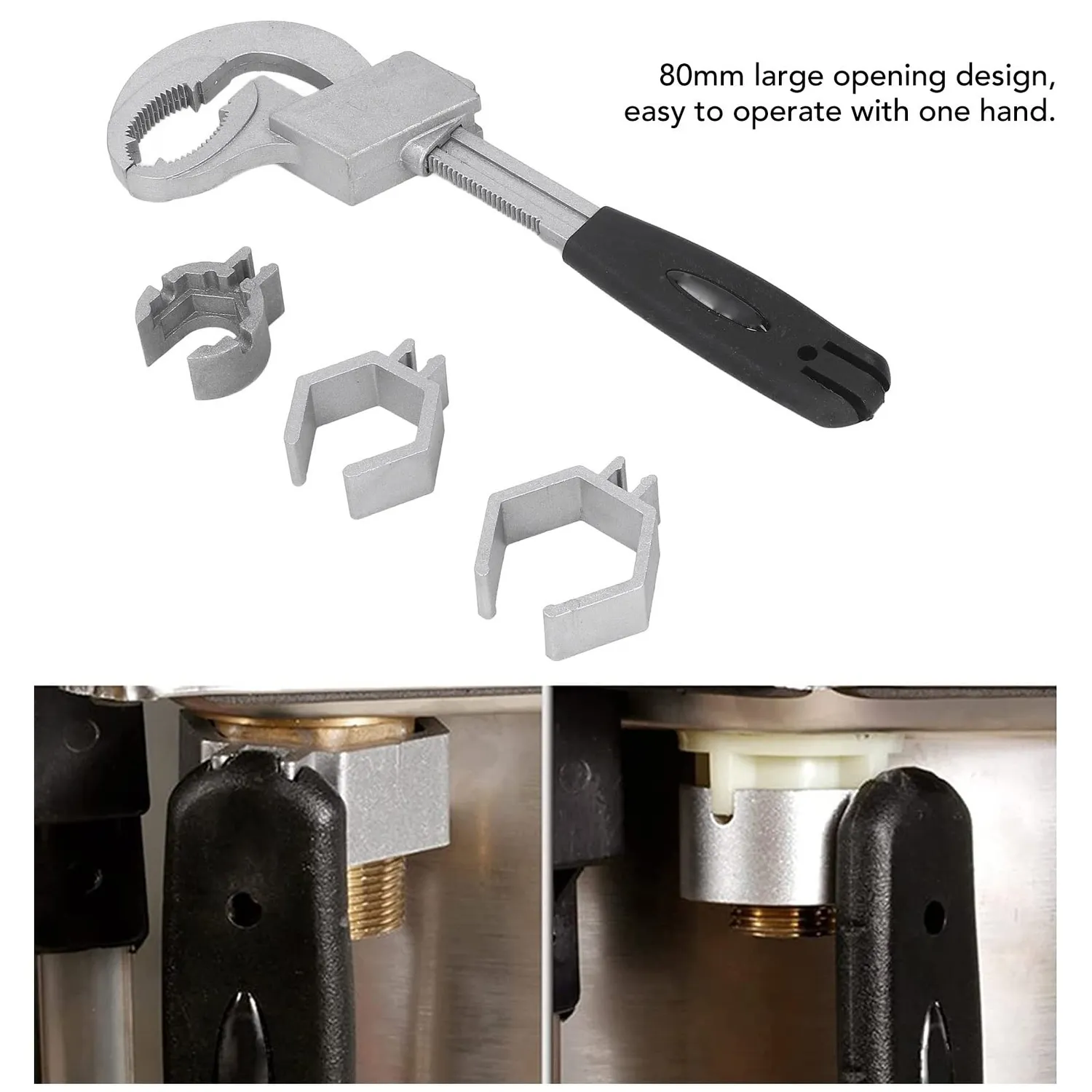 Garosa clé robinet multifonction aluminium 80 mm