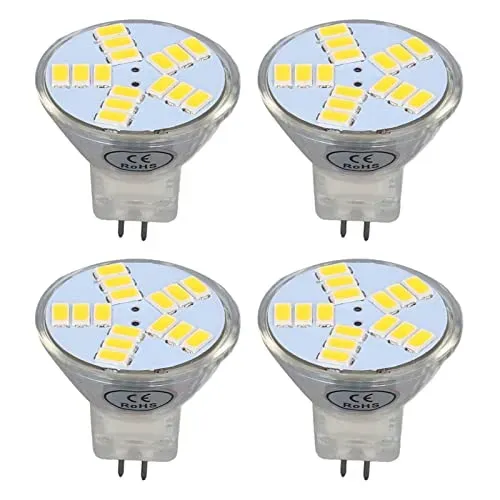 Garosa ampoule LED MR11 12V blanc froid lot de 4