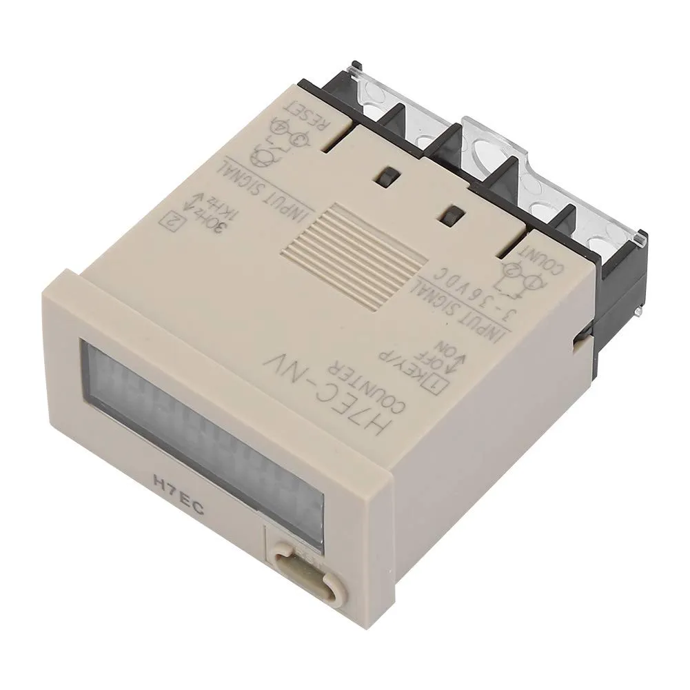 Garosa H7EC-NV compteur numérique LCD 8 chiffres sur panneau