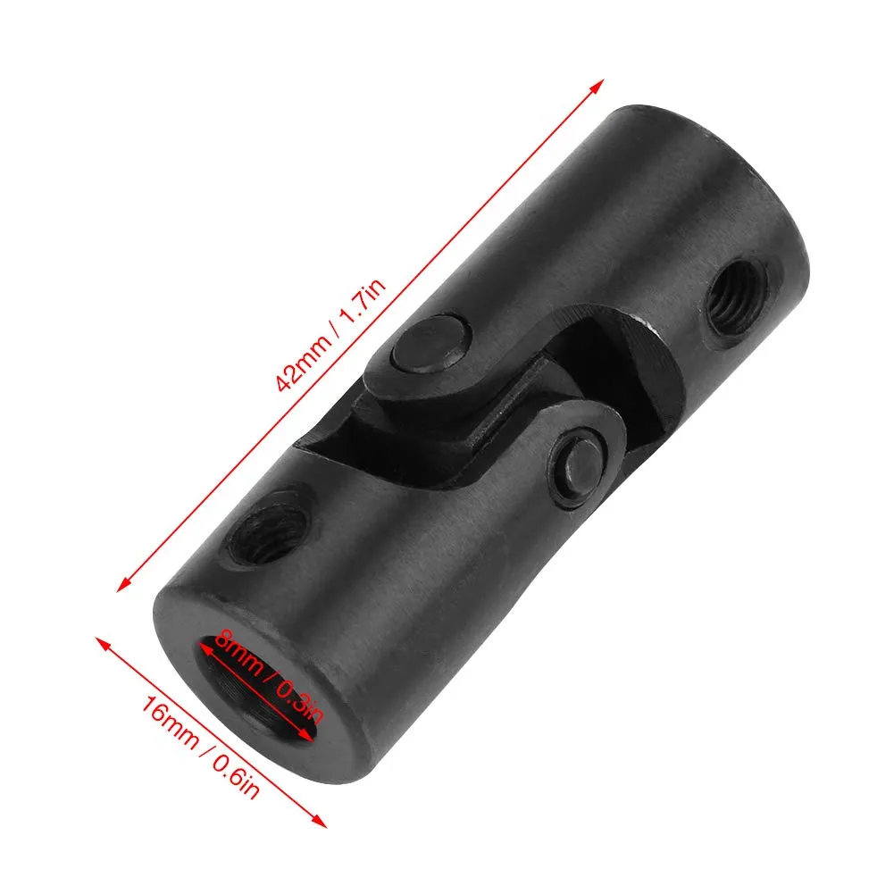 Garosa Joint universel pour arbre 8 mm extérieur 16 mm longueur 42 mm