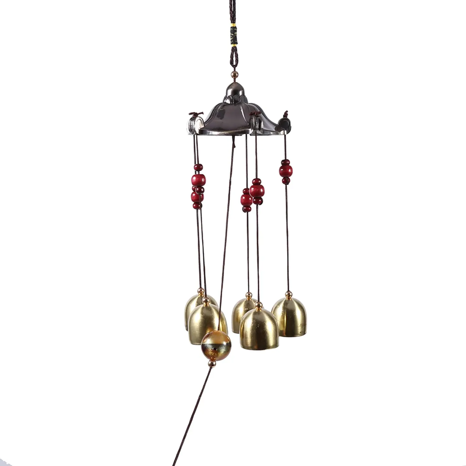 Garosa carillon éolien 5 cloches 52 cm son cristallin