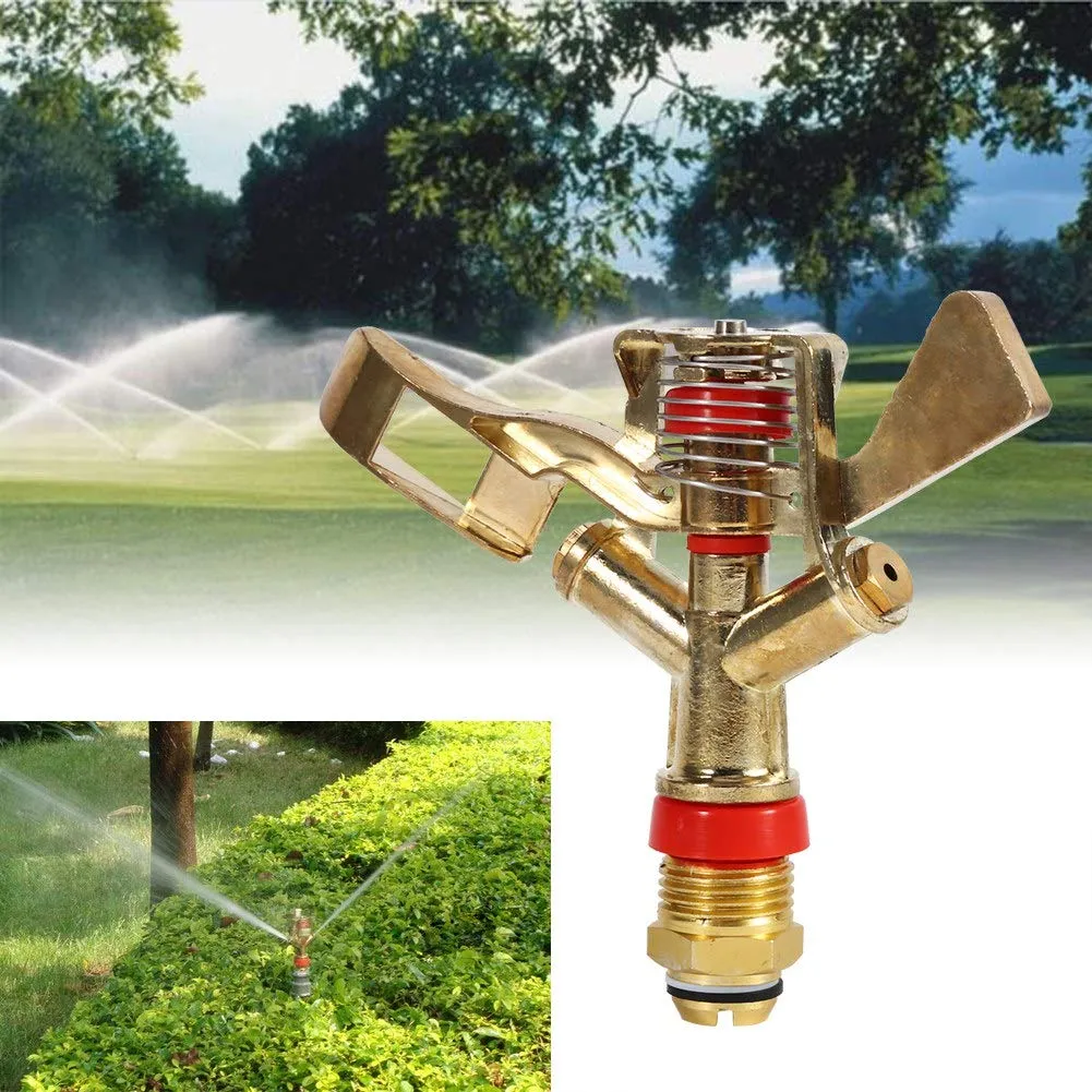 Garosa arroseur rotatif 360° en laiton, portée 10 à 15,5 m