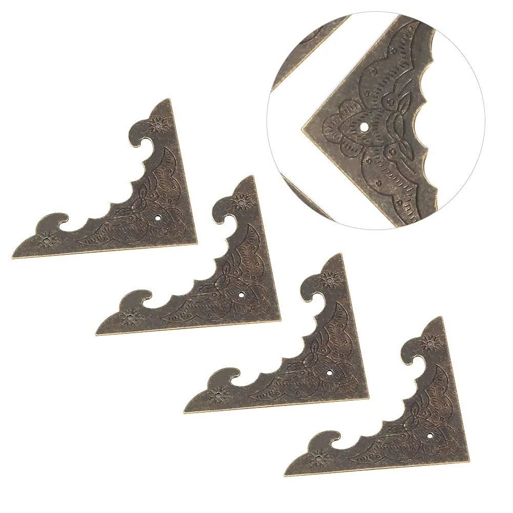 Garosa protège-coins en fer bronze, lot de 12