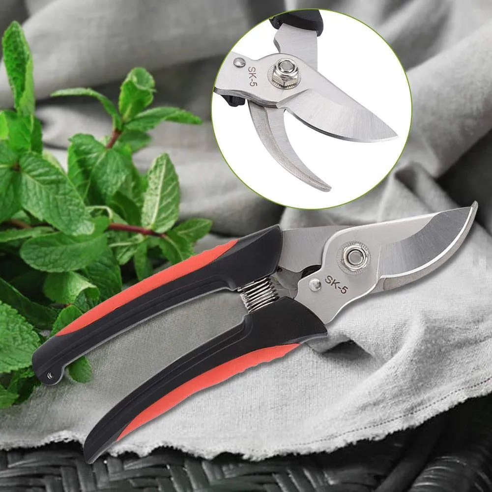 Garosa sécateur de jardin noir en acier SK5 coupe 30 mm