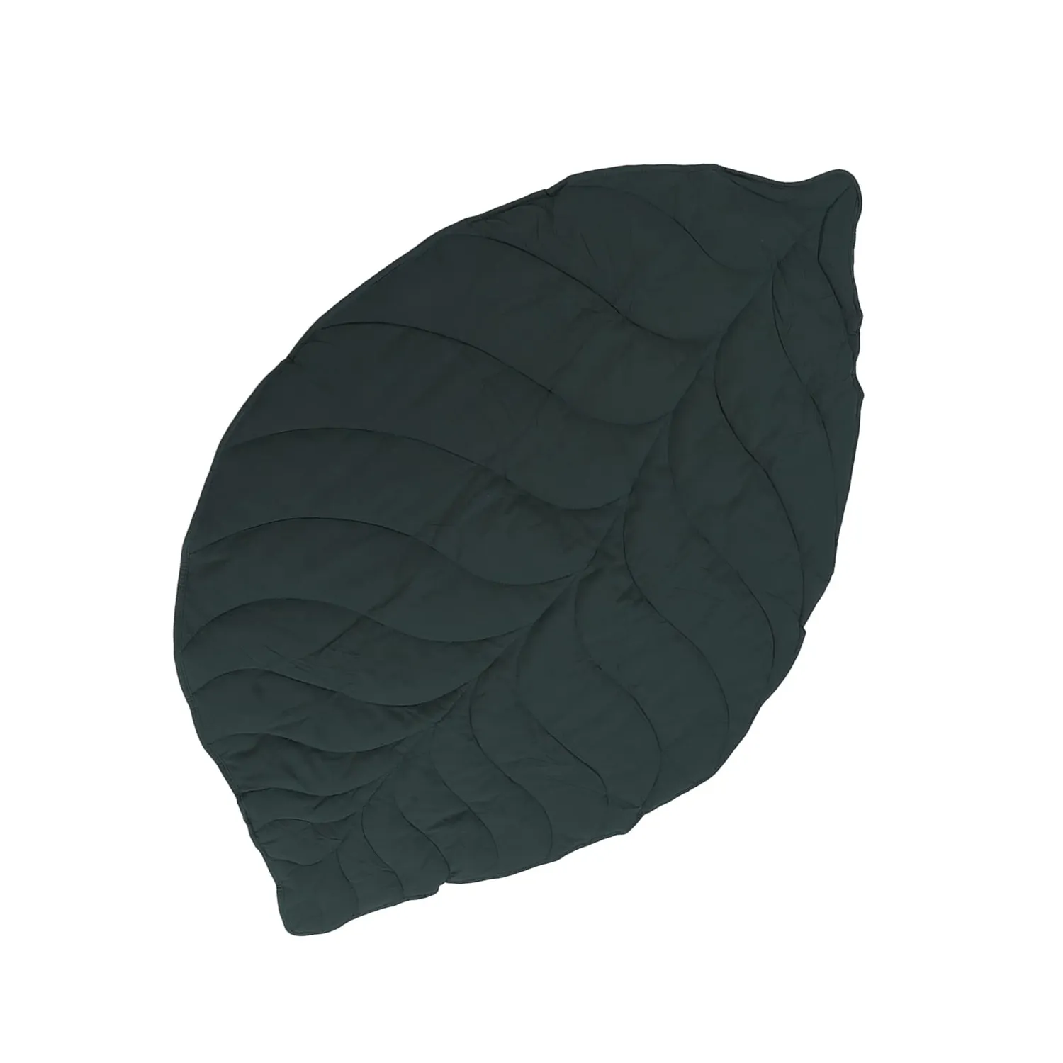 Garosa tapis de jeu bébé feuille verte 143 × 107 cm en coton