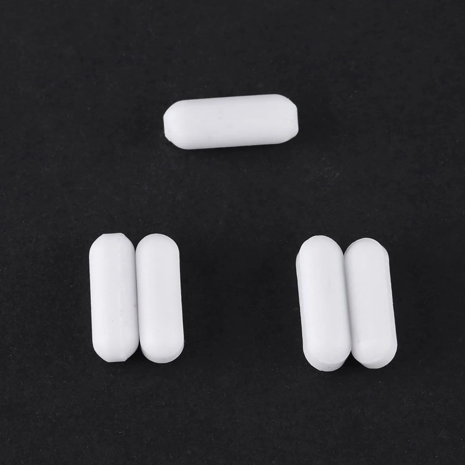Garosa barreau agitation magnétique PTFE blanc lot 15 type C