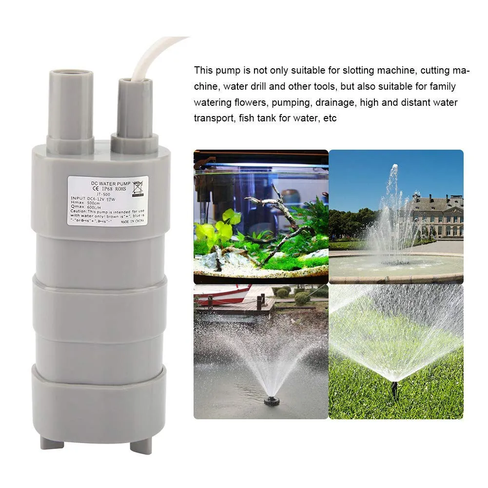 Garosa pompe submersible 12 V 600 L/h débit