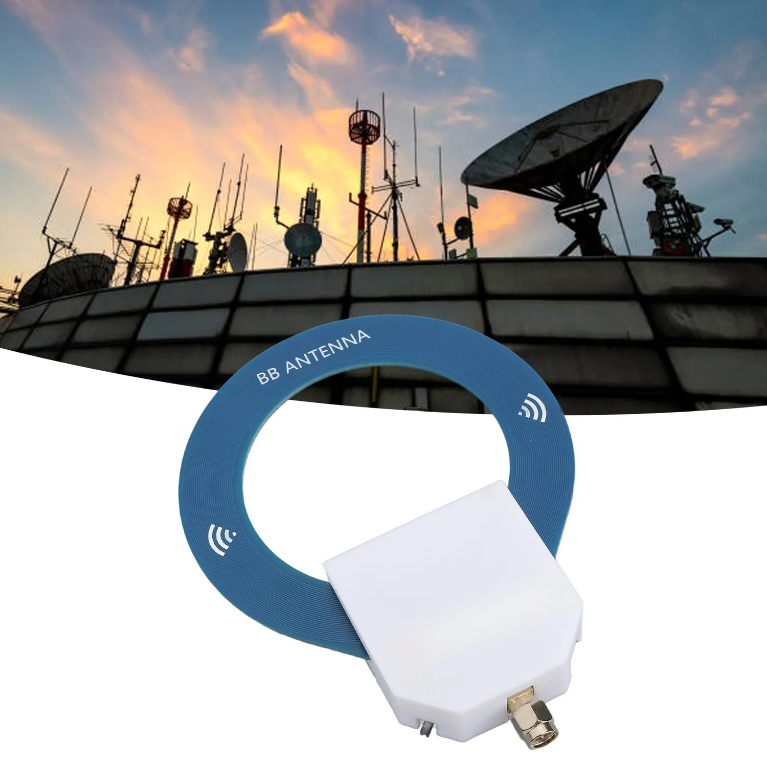 Garosa antenne boucle ondes courtes 9,9kHz-181MHz SMA portable