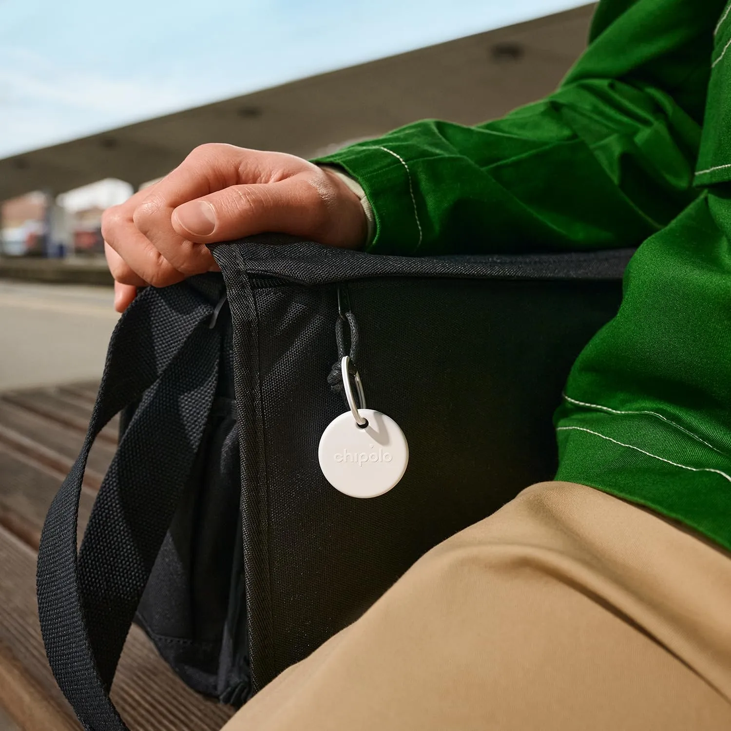 Chipolo Pop tracker Bluetooth blanc IP55