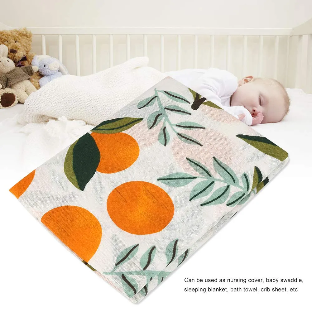 Garosa couverture mousseline bébé 120 × 120 cm coton