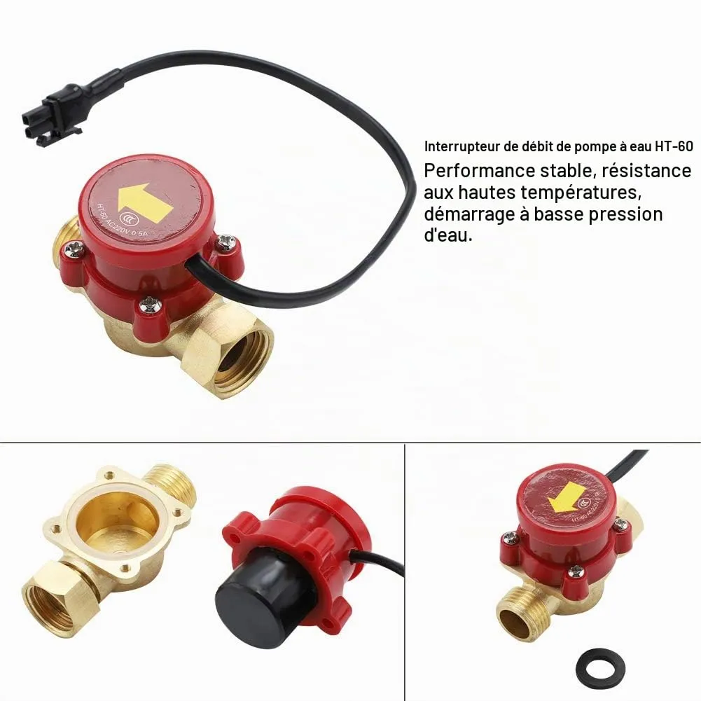 Garosa HT-60 commutateur de débit d’eau G1/2 pour pompe