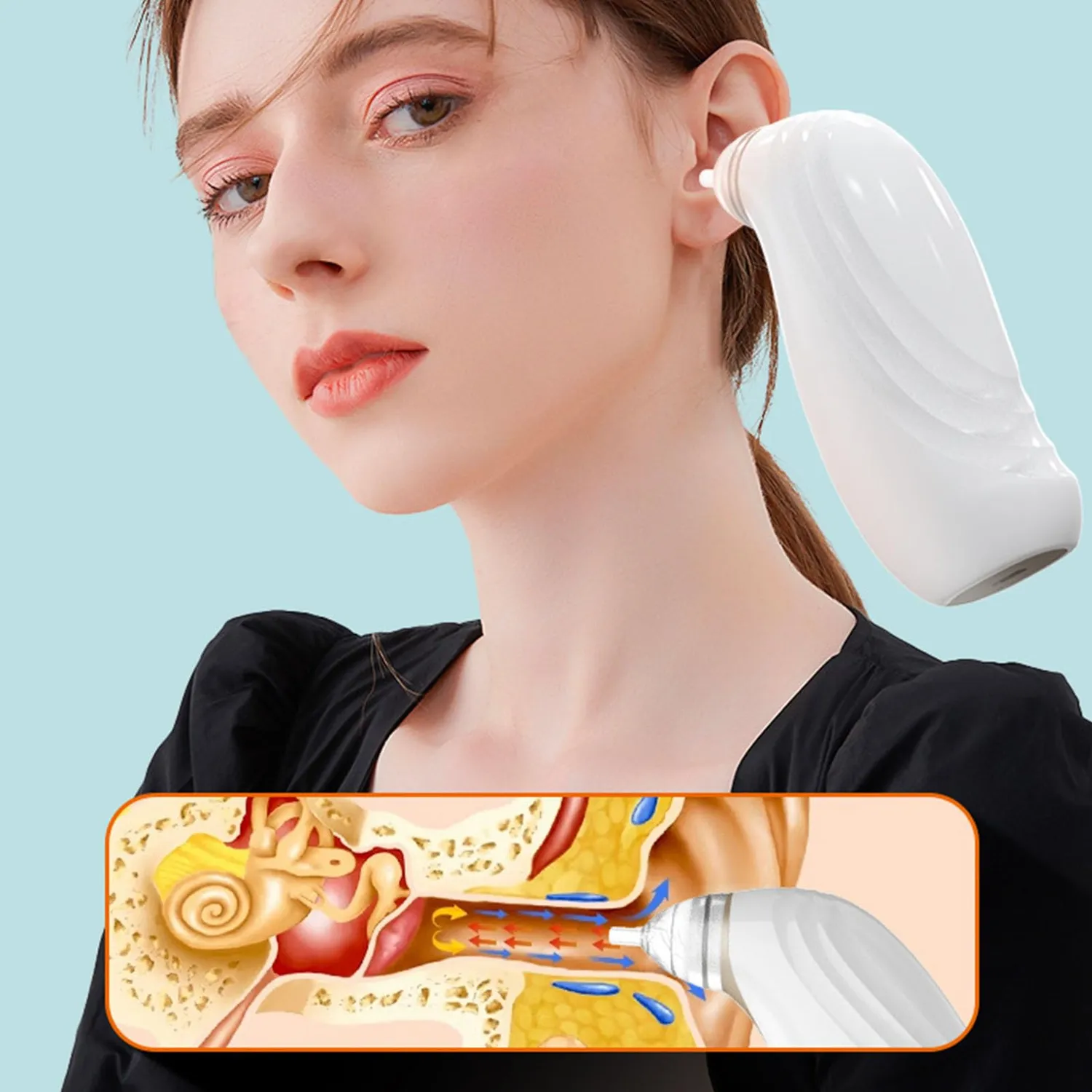 Garosa sèche-oreilles rechargeable 45°C 4 vitesses