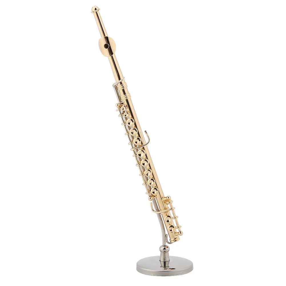 Garosa Mini trompette décorative en laiton doré 15 cm