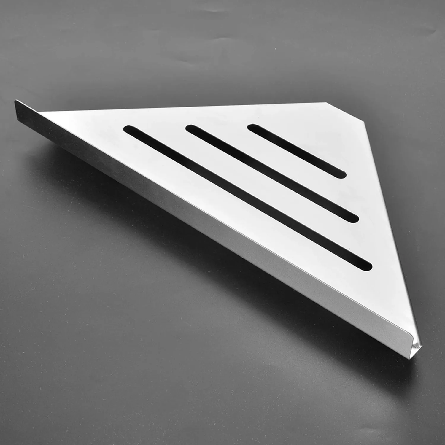 Garosa étagère d’angle de douche triangulaire inox à percer