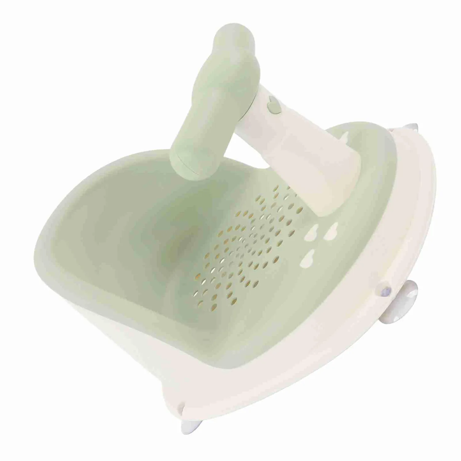 Garosa chaise de douche bébé pliable verte ventouses