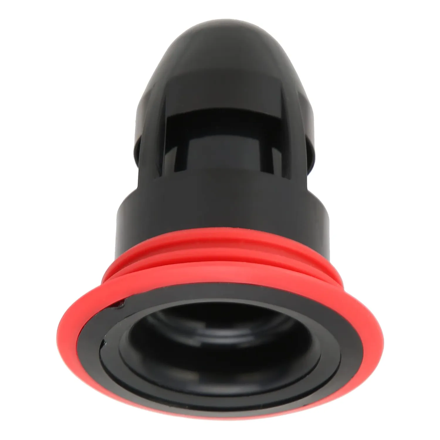 Garosa siphon de sol anti-odeur noir rouge PP silicone