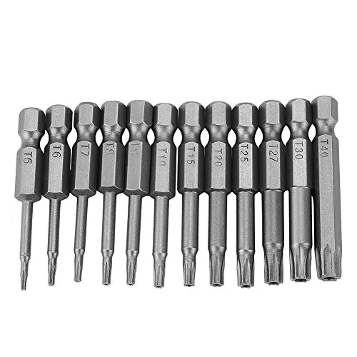 Garosa embouts Torx de sécurité 50 mm 12 pièces