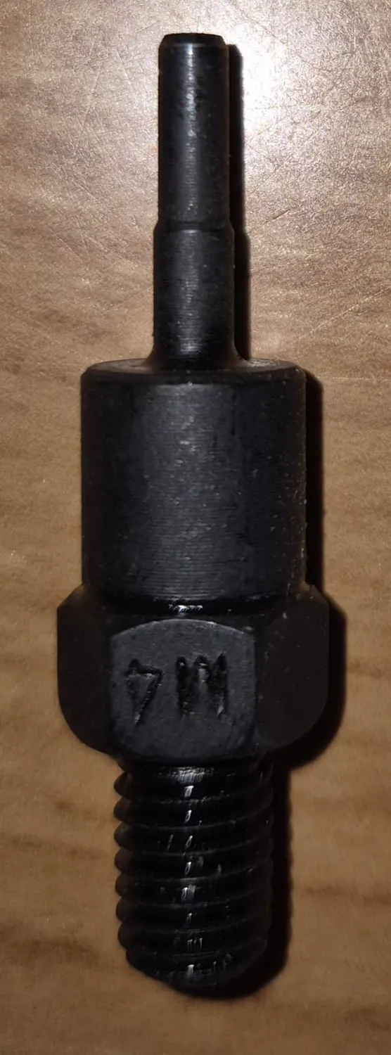 Garosa Tête de pistolet à riveter M4 en acier allié
