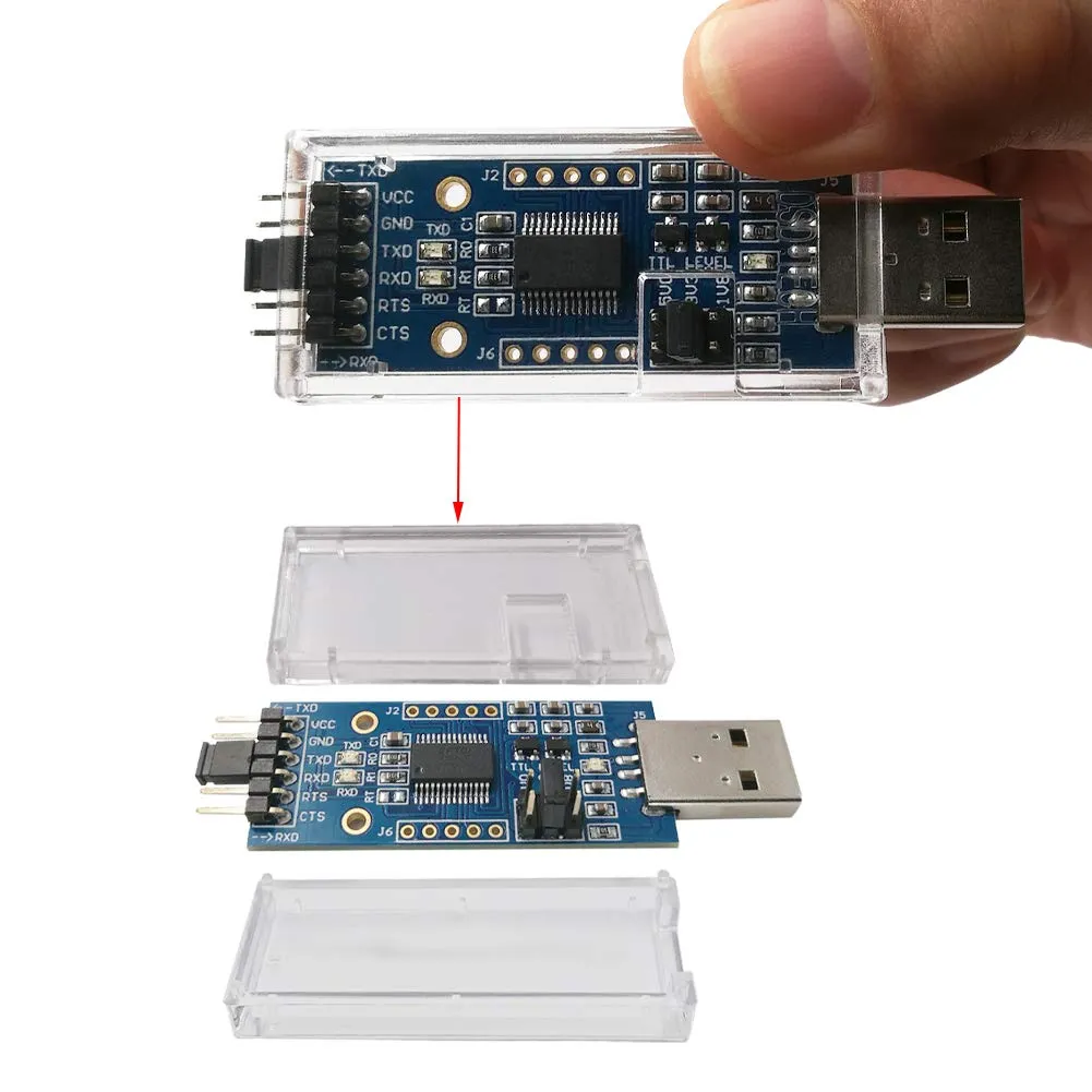 DSD TECH SH-U09C2 adaptateur USB TTL FTDI 1,8–5 V