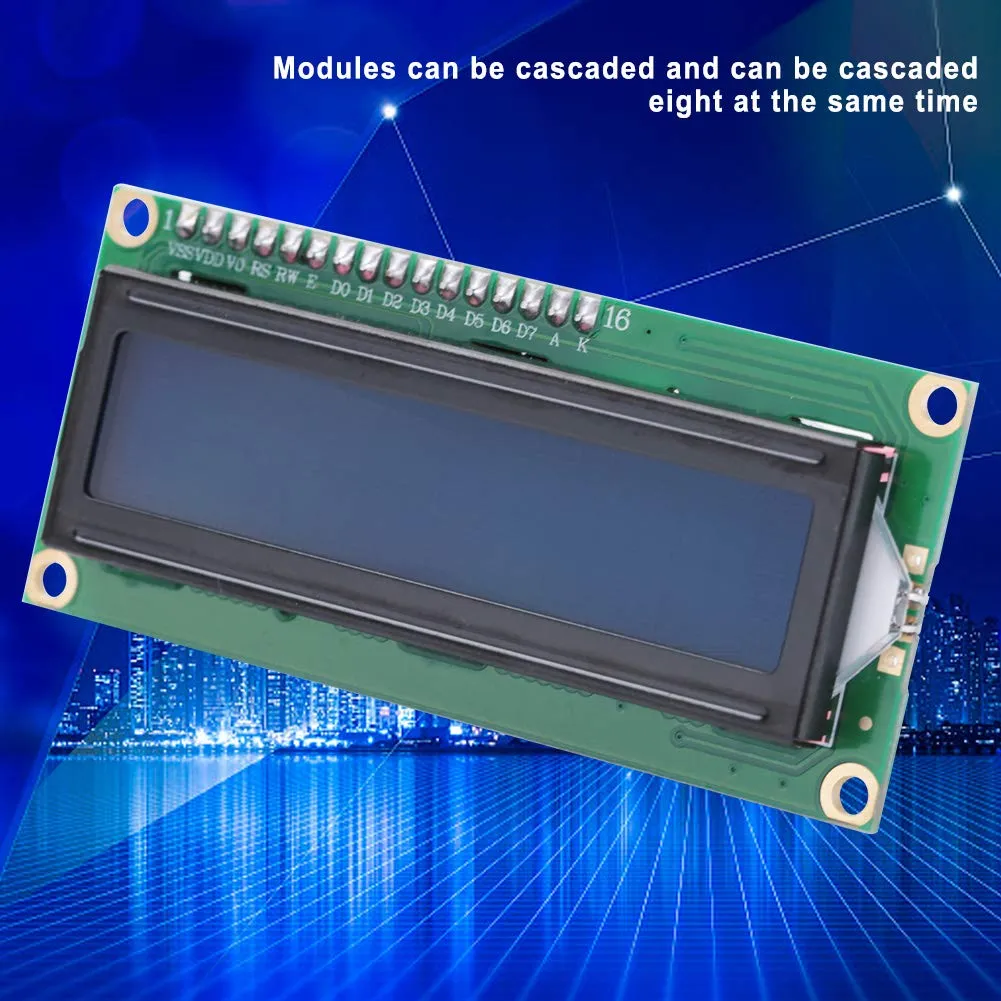 Garosa Adaptateur LCD 1602 avec contraste réglable
