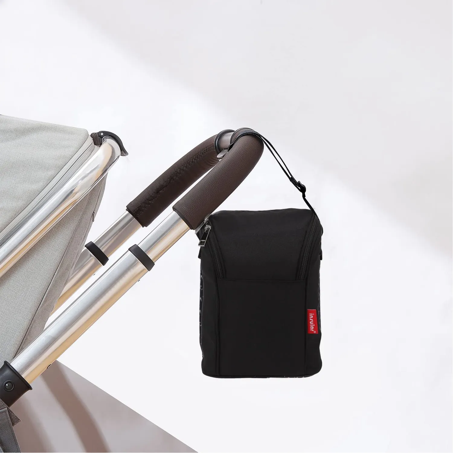 Garosa sac isotherme pour biberon noir en nylon