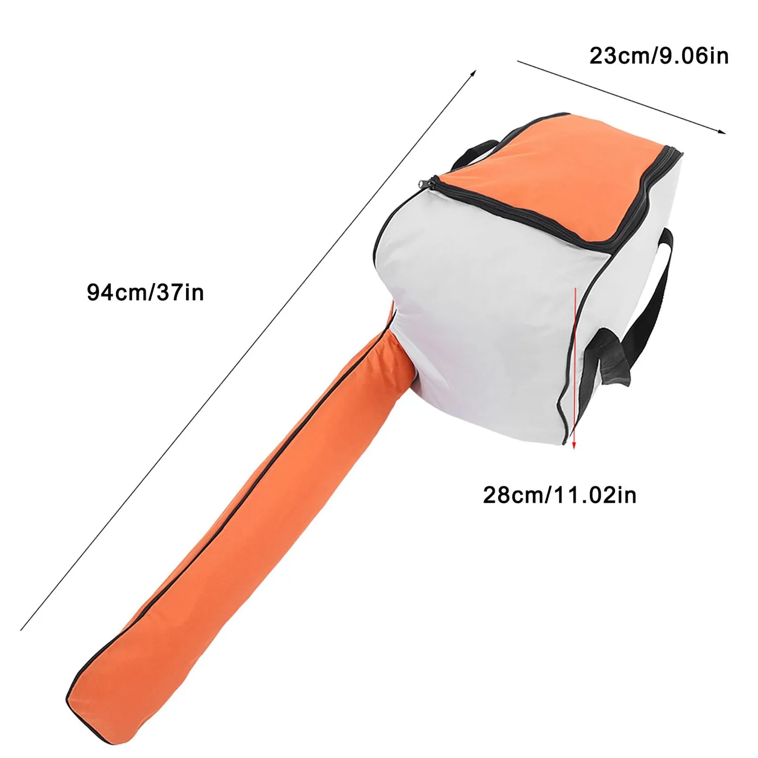Garosa housse de transport pour tronçonneuse orange 94 cm Oxford