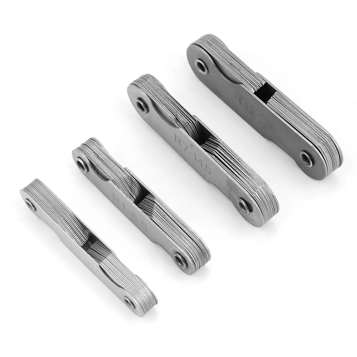Garosa Jauge de rayon 4 pièces en acier inoxydable R0,3 à R25