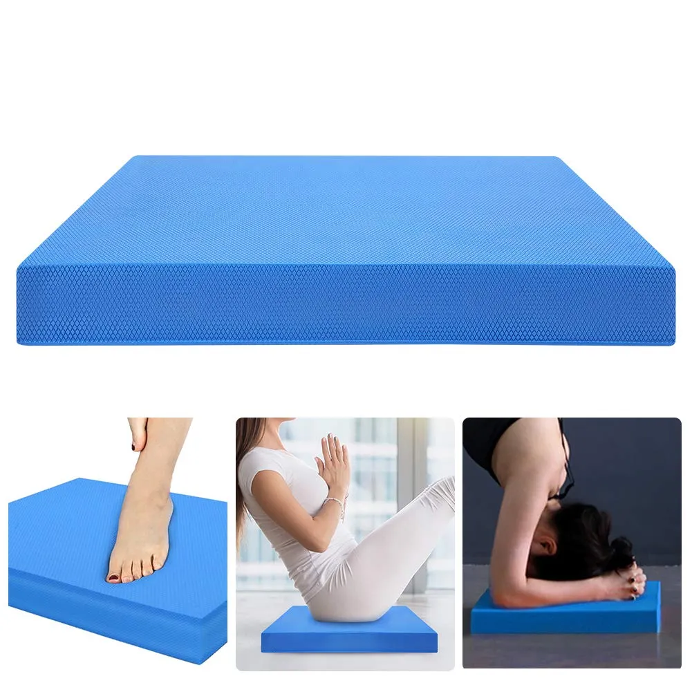 Garosa coussin yoga fitness TPE taille S bleu