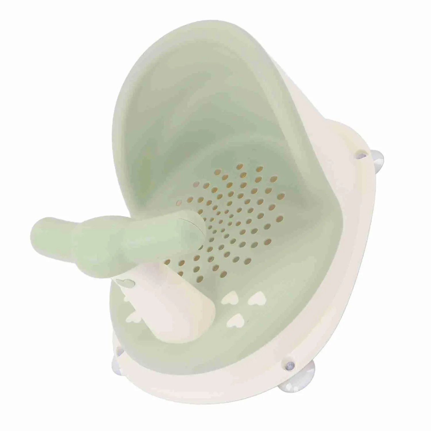 Garosa chaise de douche bébé pliable verte ventouses