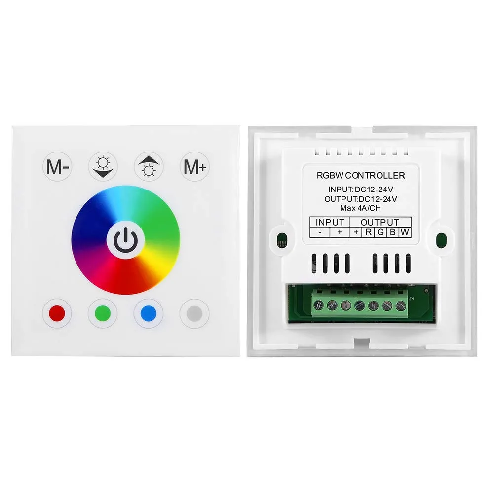 Garosa contrôleur RGBW tactile gradateur LED mural blanc