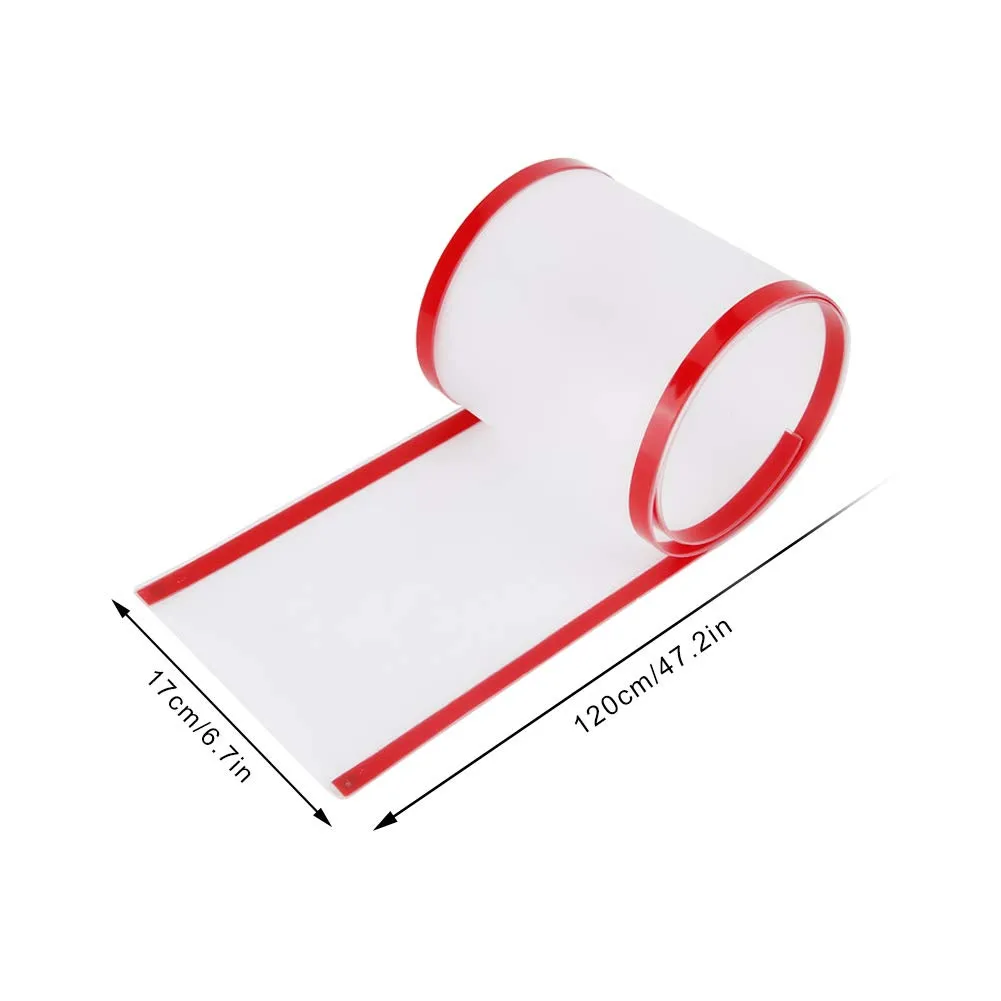 Garosa bande anti-pince porte 120x17 cm transparent