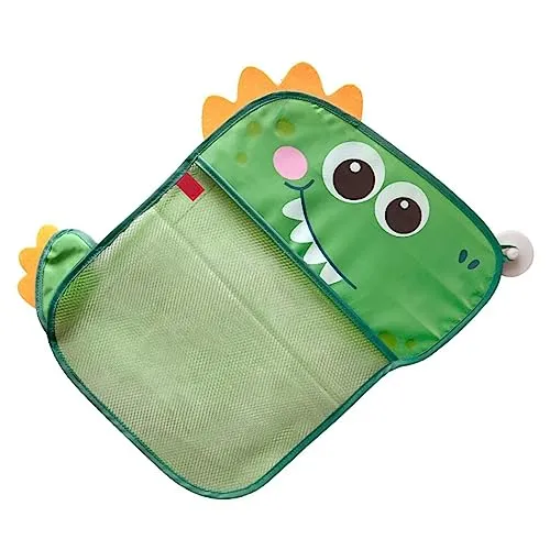 Garosa rangement bain bébé filet dinosaure polyester
