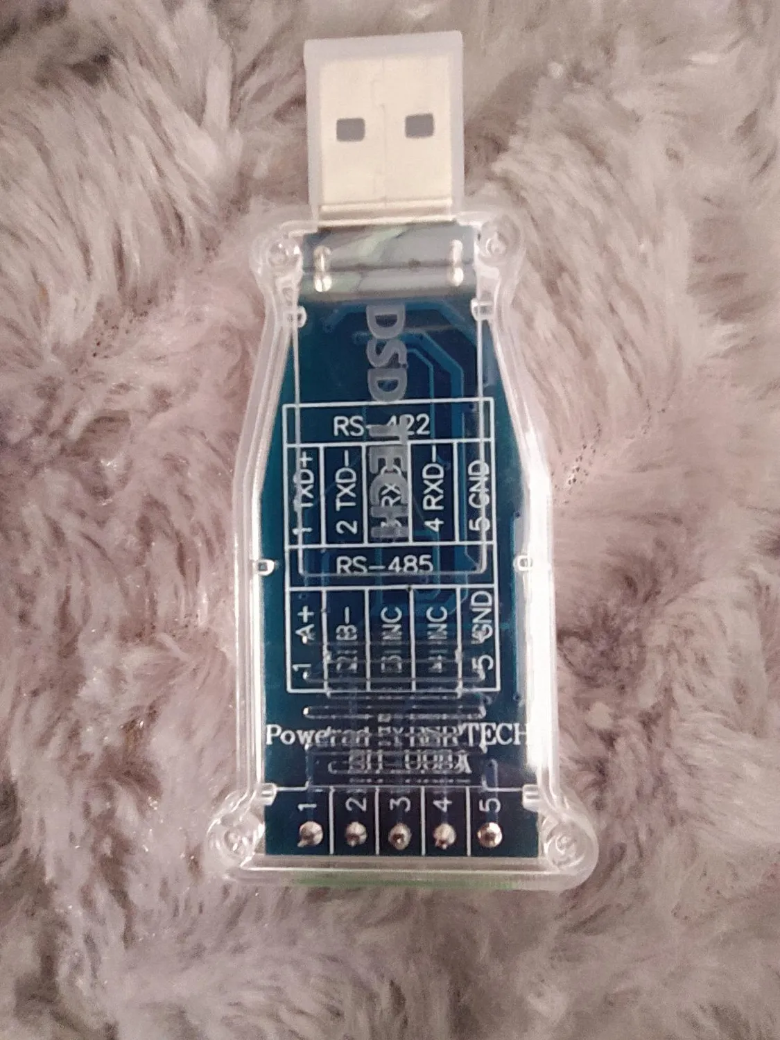 DSD TECH SH-U08A adaptateur USB RS485/RS422 1 pièce CH340E