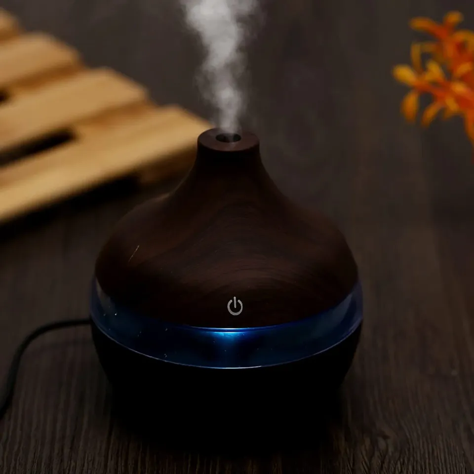 Garosa humidificateur ultrasonique 300 ml à brume froide, 7 LED
