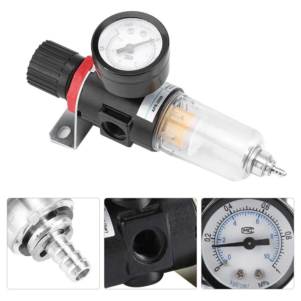 Garosa filtre régulateur d’air comprimé 1/4 pouce avec manomètre