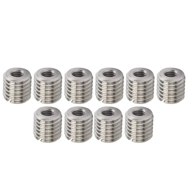 Garosa réducteur fileté M6x1,0 vers M12x1,75 acier inox 10 pièces