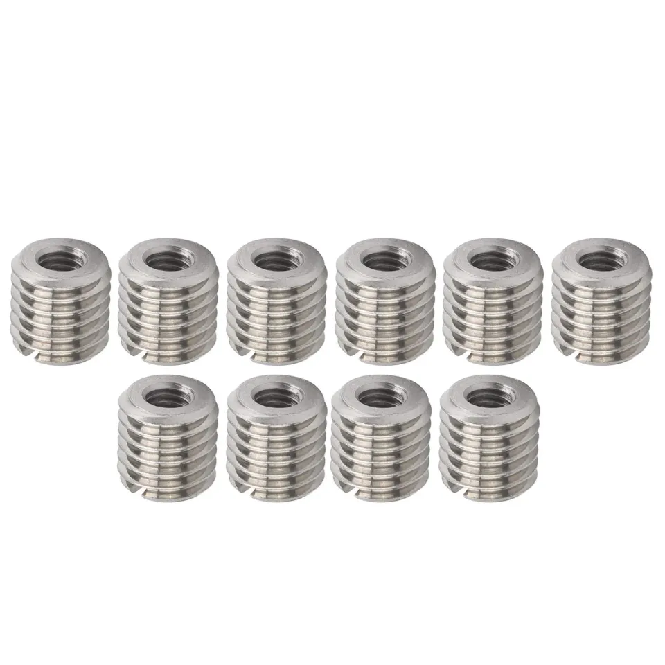 Garosa réducteur fileté M6x1,0 vers M12x1,75 acier inox 10 pièces