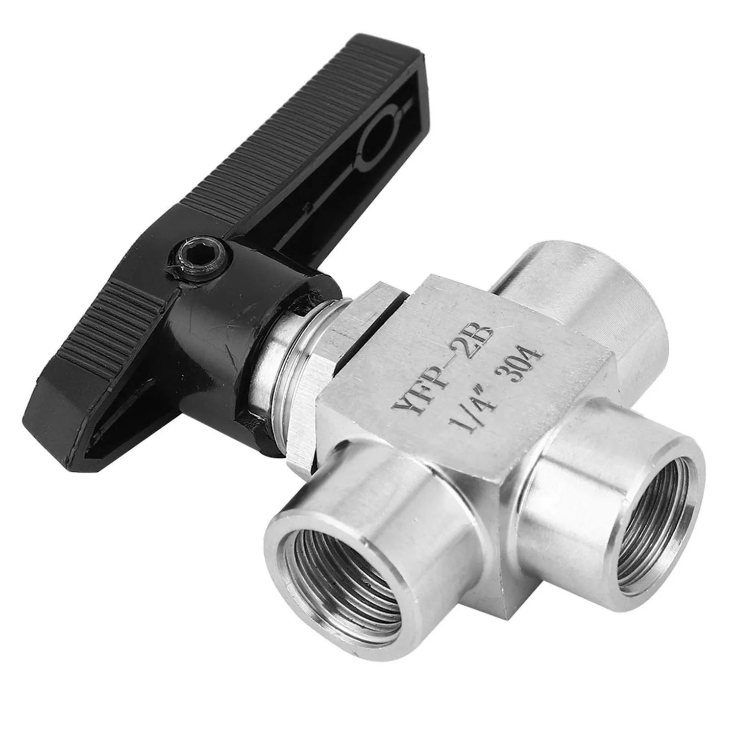 Garosa vanne 3 voies 1/4" BSPP inox 304