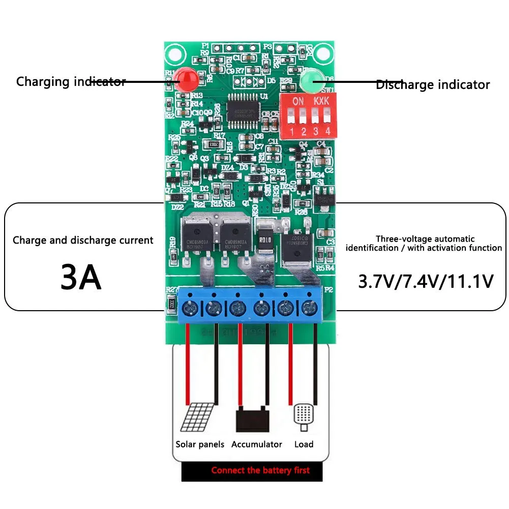 Garosa contrôleur solaire 3A modèle 3311 PWM